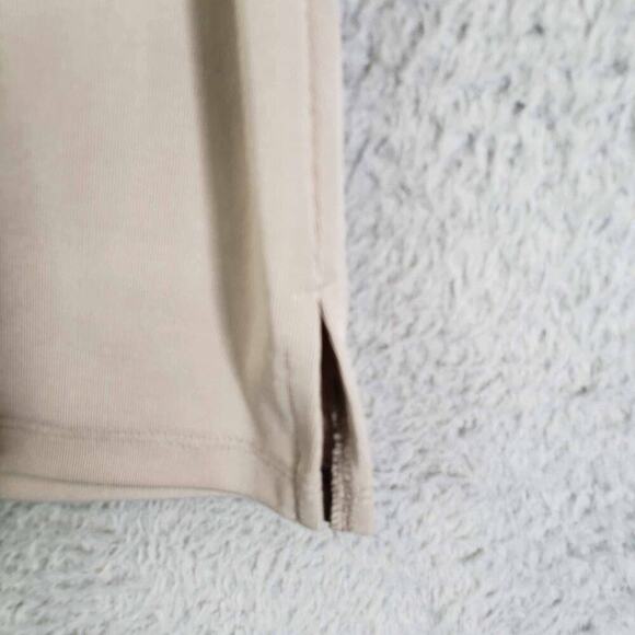 Easywear By Chicos Knit Cardigan Open Front Beige Tan Size 3 US XL LS - Picture 5 of 9